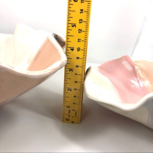 Handpainted WHITE and pink Decorative Bowls Raffled Large & Medium - Picture 9 of 16